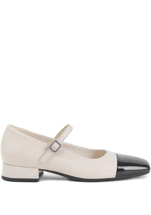 VAGABOND 25mm Debbi buckle-strap cap-toe pumps - Neutrals