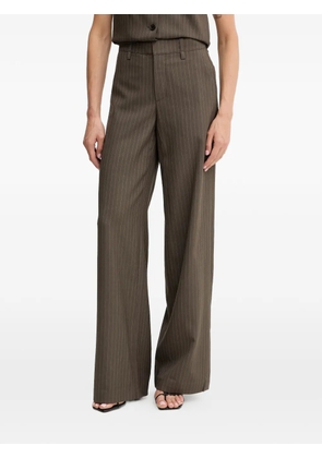 Miss Sixty pinstripe button trousers - Brown