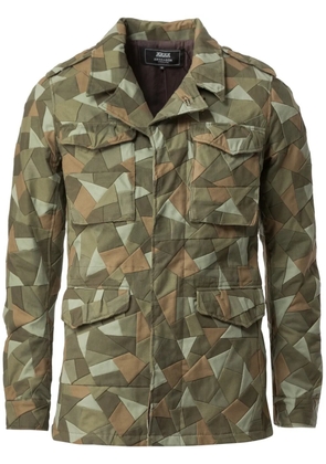 Anrealage patchwork cargo jacket - Green