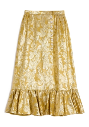 Valentino Garavani Apres L'Hiver skirt - Yellow