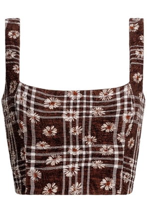 Agua Bendita Kosia top - Brown