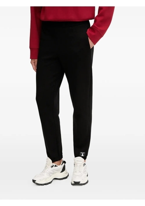 Patrizia Pepe logo-patch track pants - Black