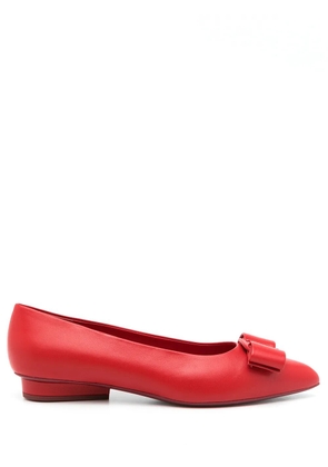 Ferragamo Viva ballerina shoes - Red