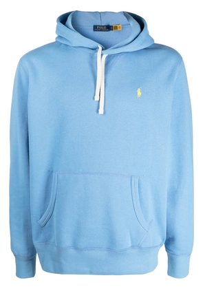 Polo Ralph Lauren embroidered logo relaxed-fit hoodie - Blue