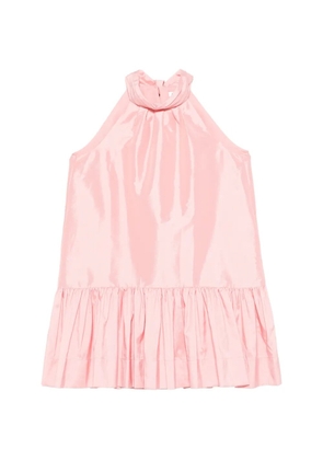 Simkhai Hope ruffled halterneck mini dress - Pink