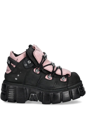 NEW ROCK M-106-C26 lace-up chunky sole trainers - Black