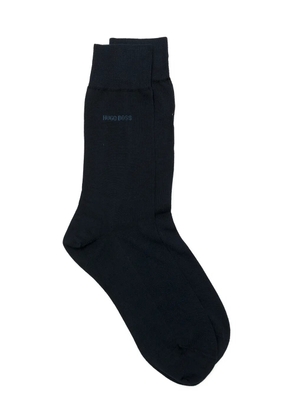 BOSS logo-print ankle socks - Black