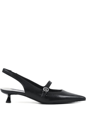 Karl Lagerfeld 30mm PASHA pointed pumps - Black
