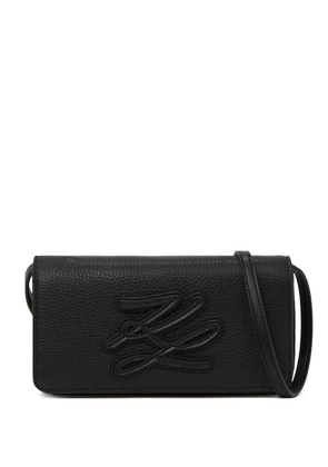 Karl Lagerfeld mini K/Autograph cross body bag - Black