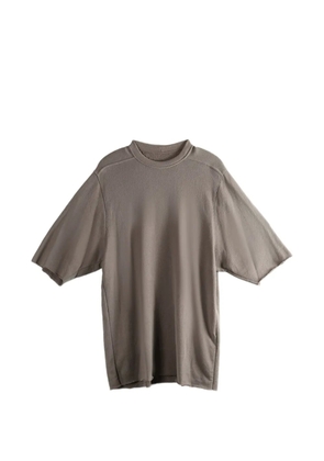 Rick Owens raw-hem oversized T-shirt - Grey