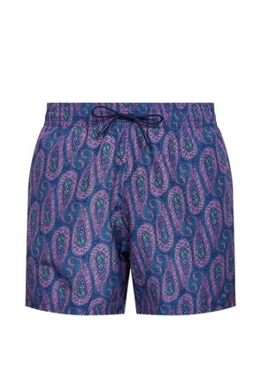 ETRO paisley-pattern swimshorts - Purple