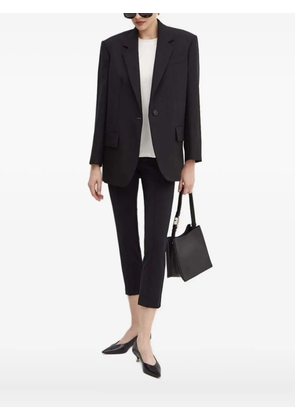 Custommade chest-pocket padded-shoulder vest - Neutrals