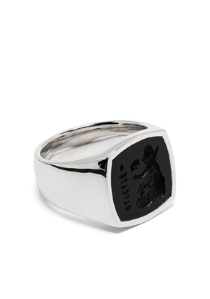 Tom Wood Athena onyx-embellished ring - Metallic