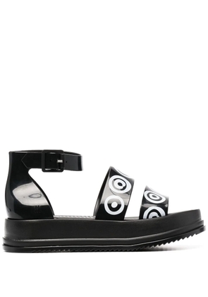 10 CORSO COMO logo print chunky sandals - Black