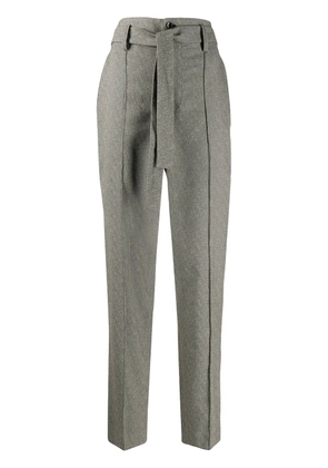 ISABEL MARANT Emilia high-waisted trousers - Grey