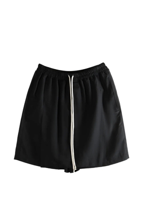 Rick Owens drawstring-waistband shorts - Black