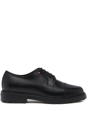 Bally Gusto logo leather derby shoes - Black