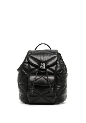 MCM mini Travia quilted backpack - Black