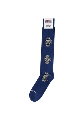 MC2 Saint Barth logo-detail socks - Blue