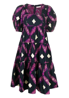 Ulla Johnson printed day dress - Blue