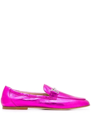 Tod's elasticated logo loafers - Pink