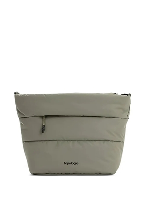 Topologie Besace quilted shoulder bag - Green