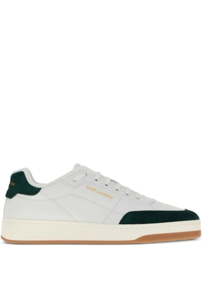 Saint Laurent logo-print sneakers - White