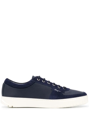 Ferragamo leather sneakers - Blue