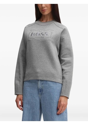 BOSS logo-detail sweatshirt - Grey