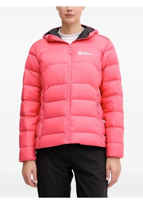 JACK WOLFSKIN Ather Down hooded quilted performance jacket - Pink