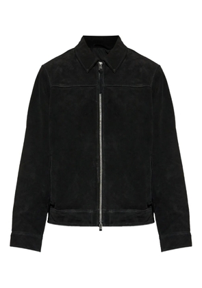 AllSaints Rhone zip-up overshirt - Black