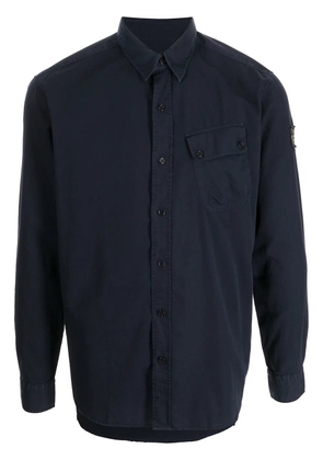 Belstaff flap-pocket cotton shirt - Blue