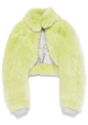Off-White Fuzzy bolero - Green