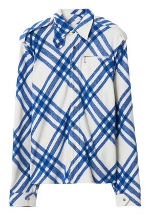 Burberry Vintage Check wool-blend shirt - White