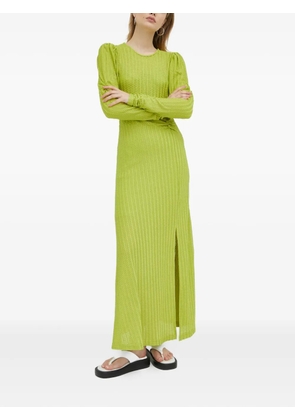Gestuz Ruched long-sleeve dress - Green