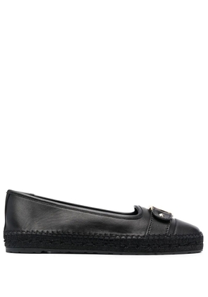 Ferragamo Vara buckle-detail espadrilles - Black