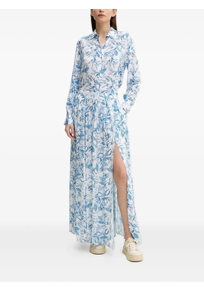 Melissa Odabash Paige floral-print maxi dress - White