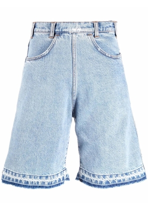 Philosophy Di Lorenzo Serafini wide-leg denim shorts - Blue