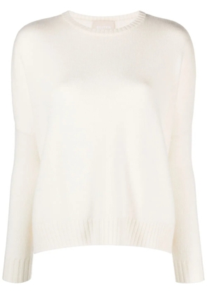 kujten Amelie crew-neck cashmere jumper - White