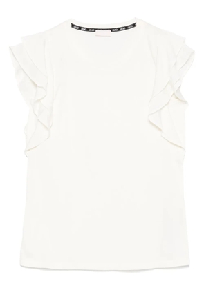 LIU JO logo-appliqué T-shirt - White