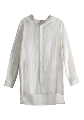 Y's striped shirt - White