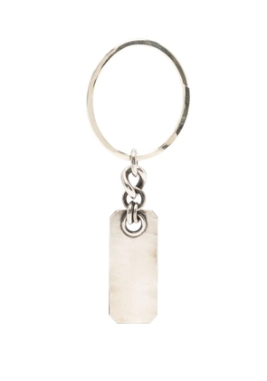 WERKSTATT:MÜNCHEN sterling silver dog tag keyring