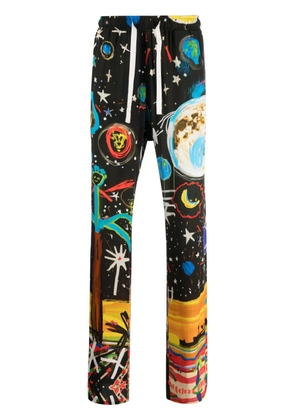 Palm Angels Starry Night drawstring trousers - Black