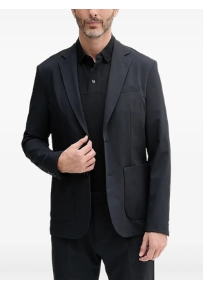 Sisley patch-pocket single-breasted jacket - Blue