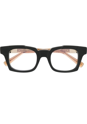 Kuboraum logo embossed glasses - Black