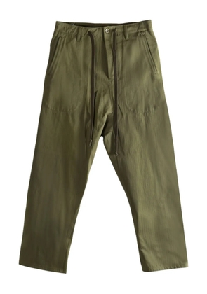 Uma Wang Perch drawstring-waist trousers - Green