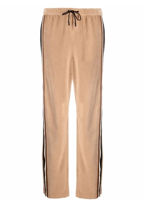 DSQUARED2 side-stripe corduroy track pants - Neutrals