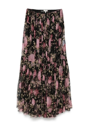 Chloé floral-printed skirt - Black