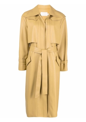 Low Classic belted trench coat - Yellow