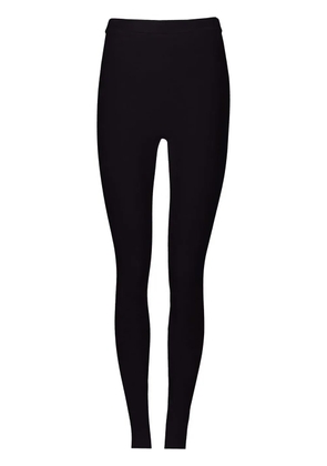 Ferragamo logo-plaque stretch-fit leggings - Black